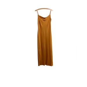 Express Women's Maxi Dress in Mustard